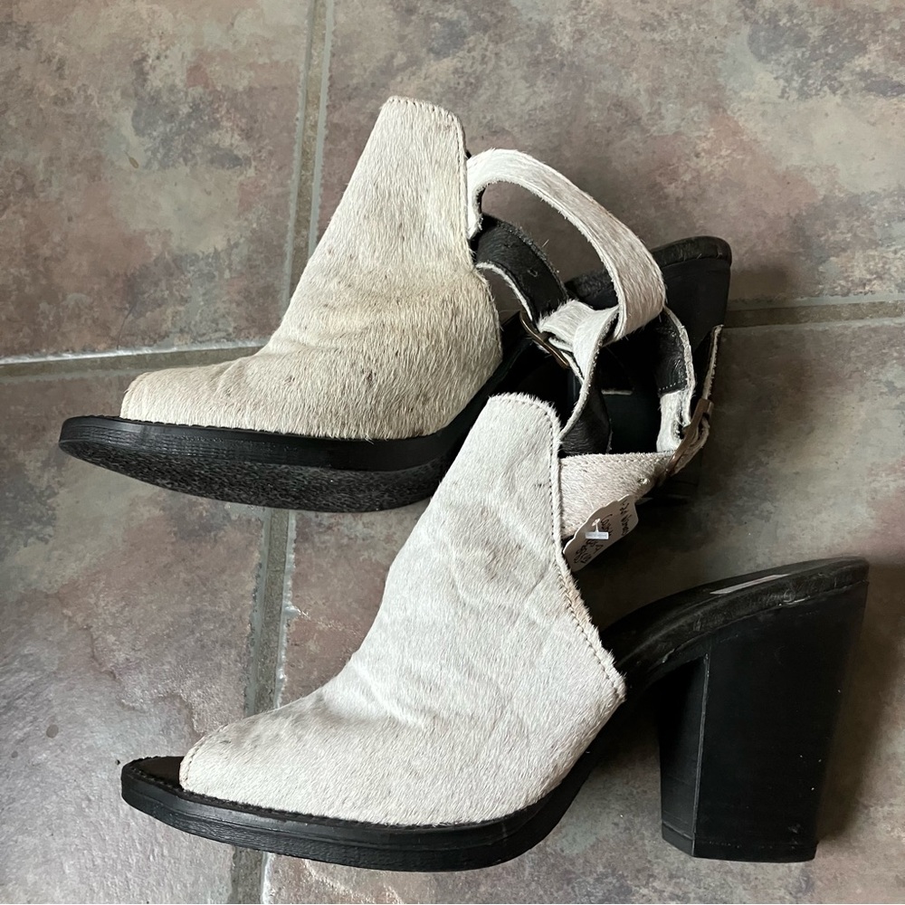 Cowhide Heels - Picture 3 of 3